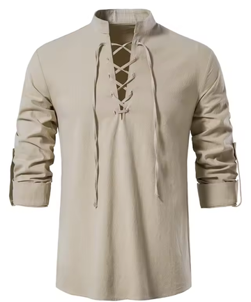 Long sleeve linen shirt